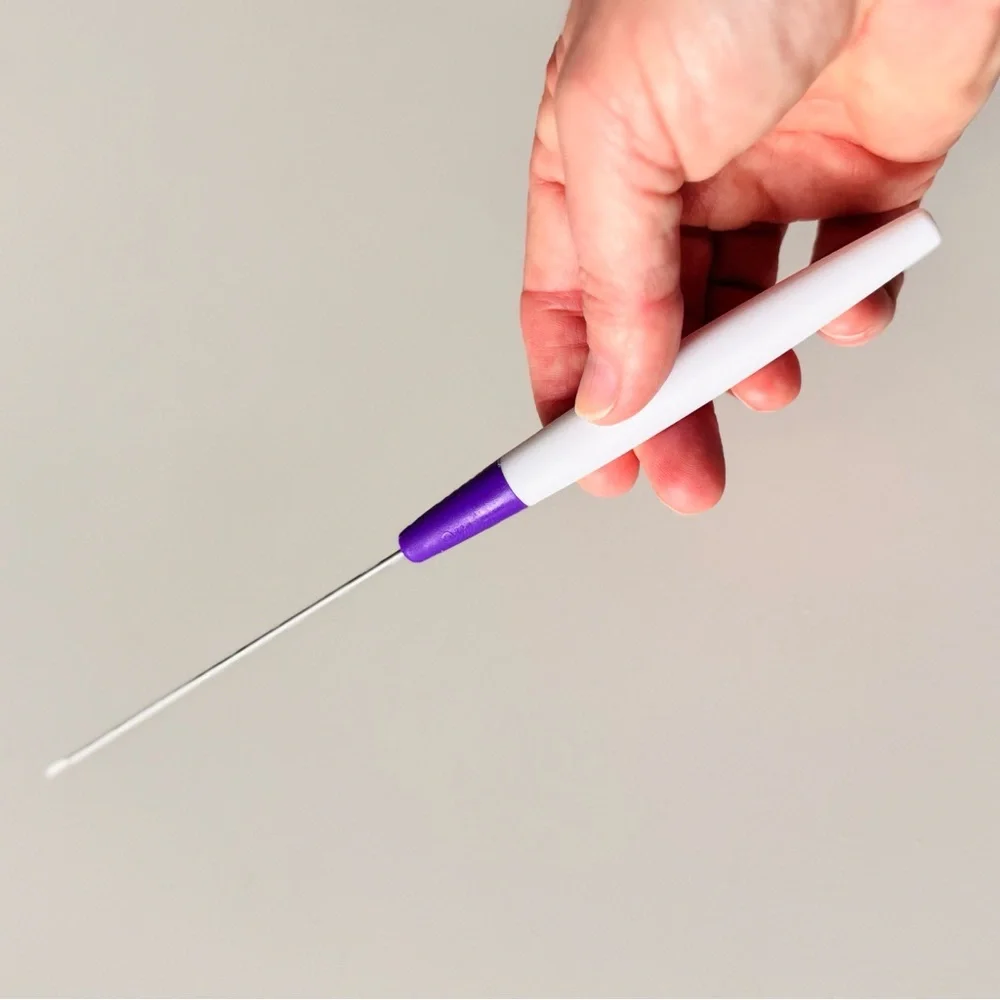 WILTON 9” Stainless Steel Purple & White Candy Fondue & Cake Pop Decorating Tool